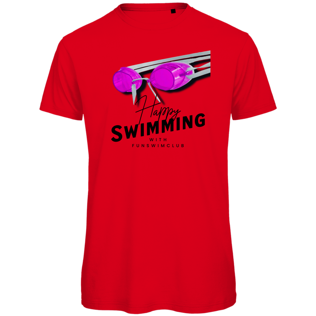 Herren Premium Bio T-Shirt Happy Swimming