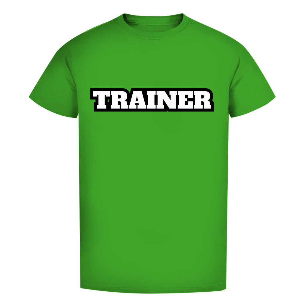 Herren Premium Bio T-Shirt Trainer Dunkel