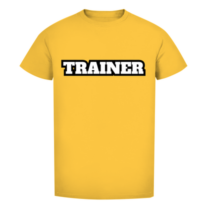 Herren Premium Bio T-Shirt Trainer Dunkel