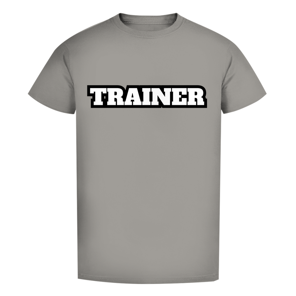 Herren Premium Bio T-Shirt Trainer Dunkel