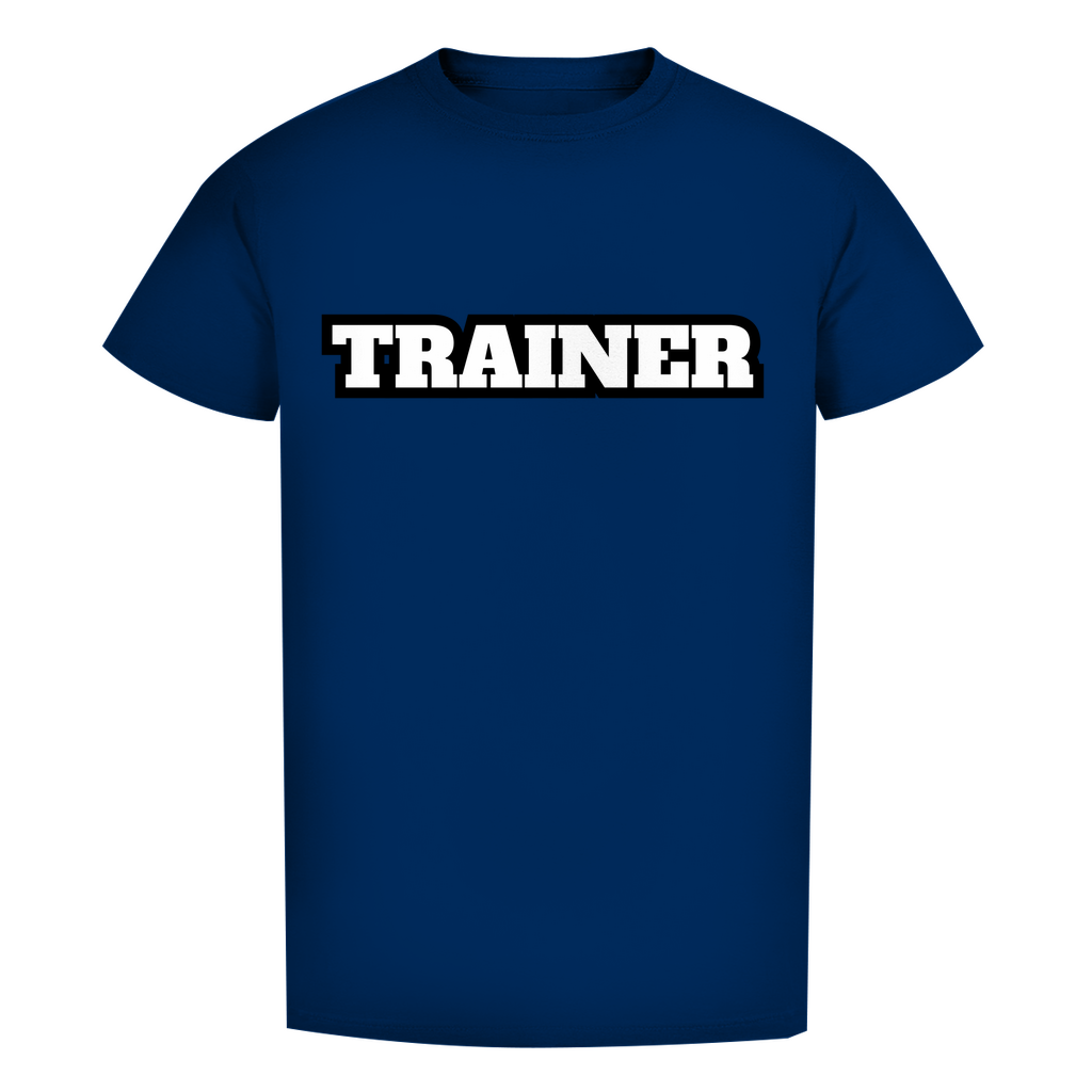 Herren Premium Bio T-Shirt Trainer Dunkel