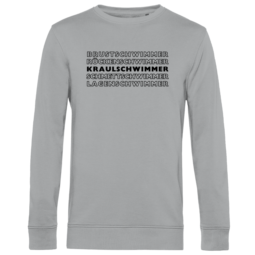Herren Premium Bio Sweatshirt Kraulschwimmer