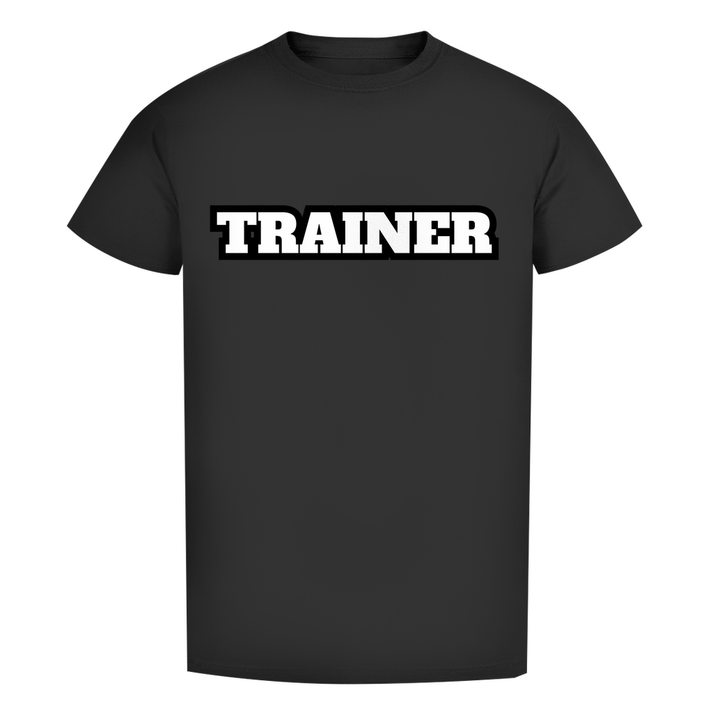 Herren Premium Bio T-Shirt Trainer Dunkel