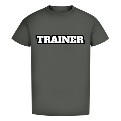 Herren Premium Bio T-Shirt Trainer Hell