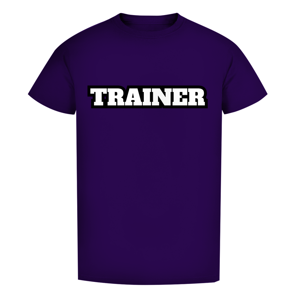 Herren Premium Bio T-Shirt Trainer Dunkel